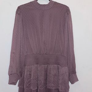 Purple/mauve mock neck dress from American Eagle!